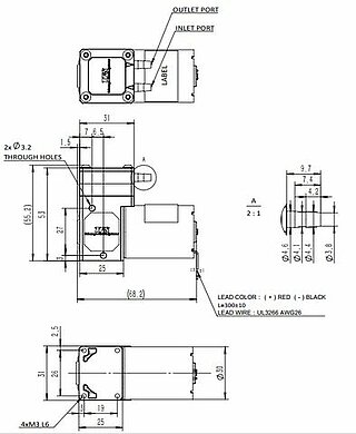 DCP-400 Dimensions