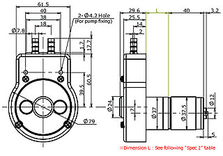 RP-K2 Series - Dimensions