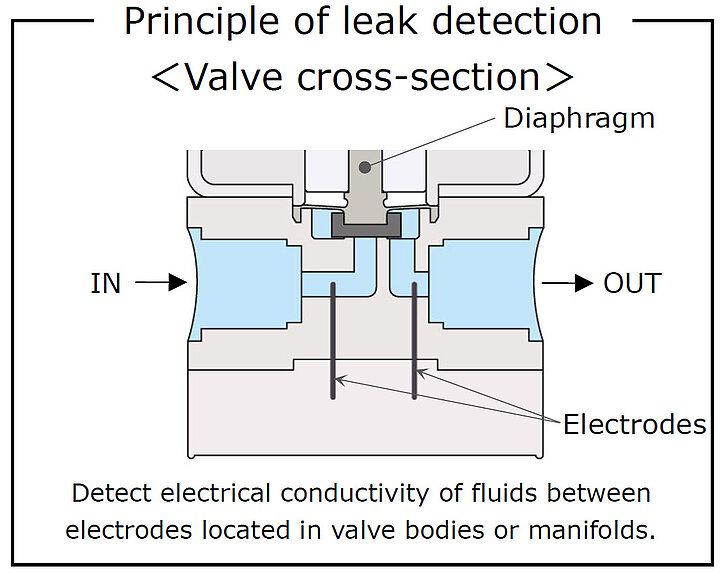 Diaphragm isolation valves with fluidic sensor monitoring