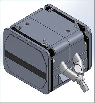 LPH pump head with double tubing