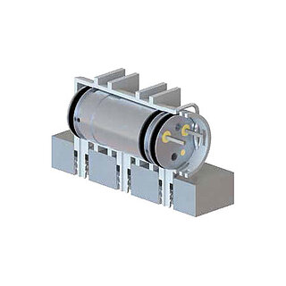 8mm micro valve with FlexConnect as flange adapter