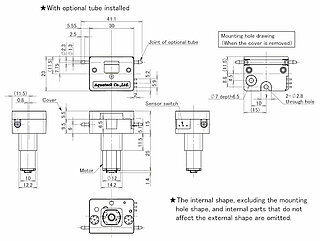 Dimensions RV-001 Pinch Valve