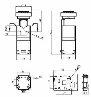 LLPR-Series Dimensions