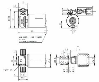 DCP-300 dimensions