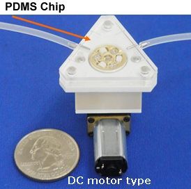 Chip pump DC motor type