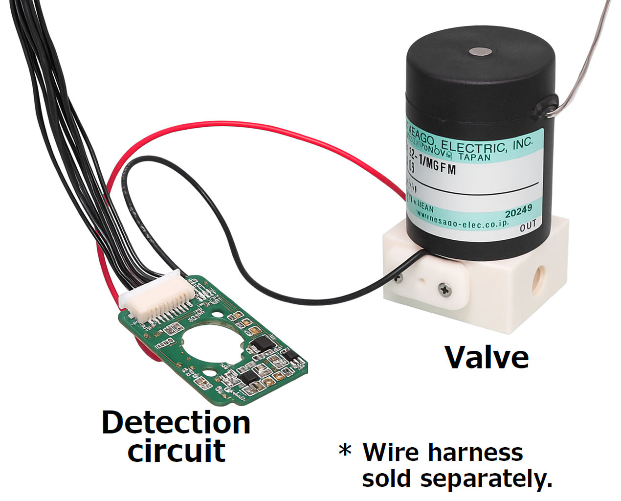 Diaphragm isolation valves with fluidic sensor monitoring external