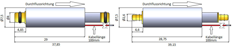 7.5mm miniatur inline valve dimensions brass type