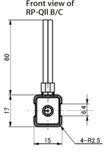 RP-QIII stepper motor pump front view