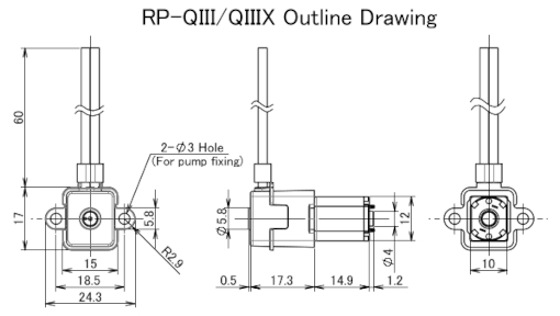 RP-QIII Dimensions